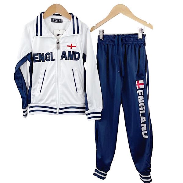 White Navy England Tracksuit Set 4 14