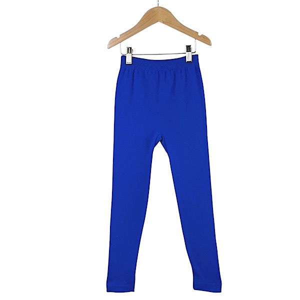Girls Royal Blue Leggings 4 14